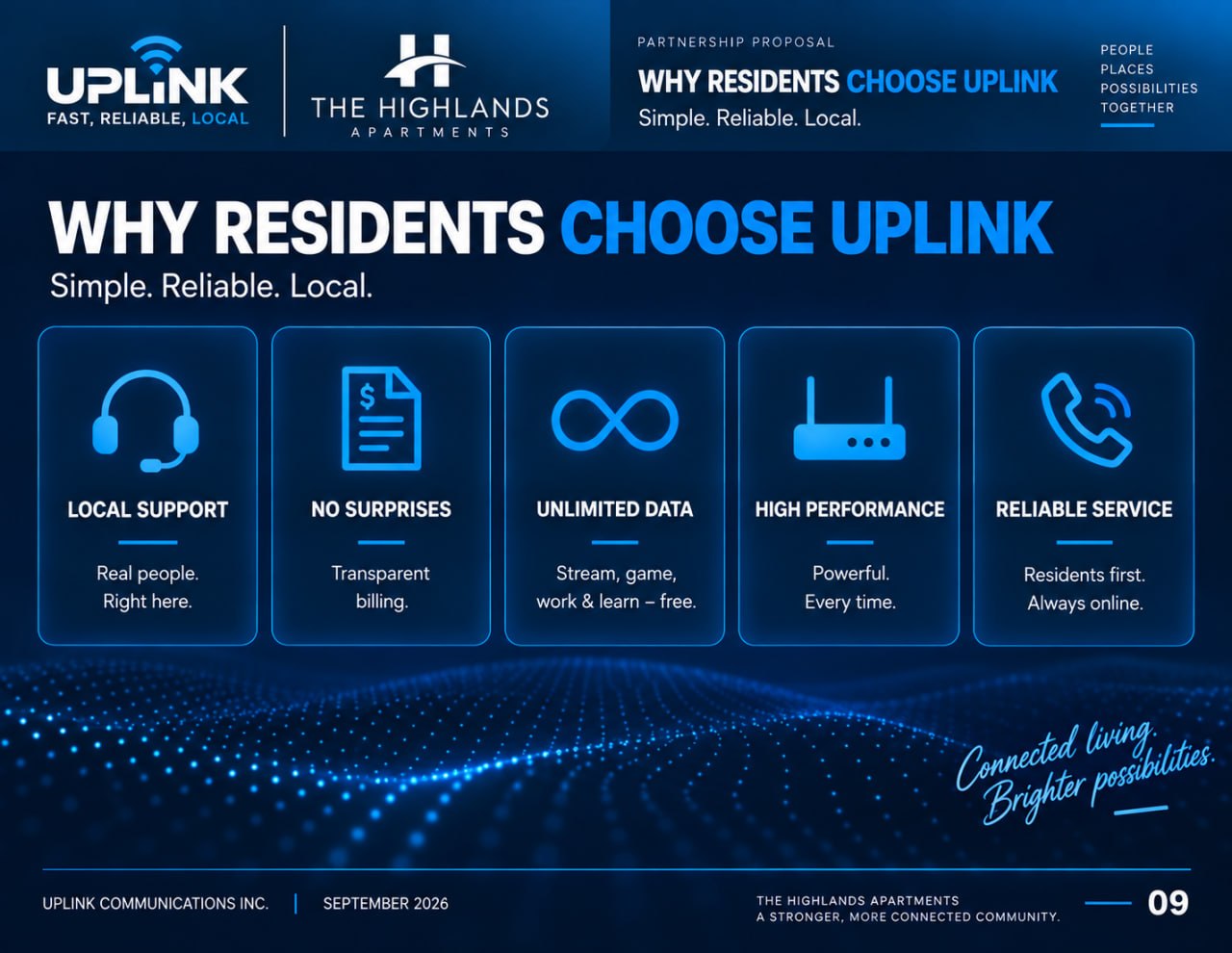 Why residents choose UpLink slide 9